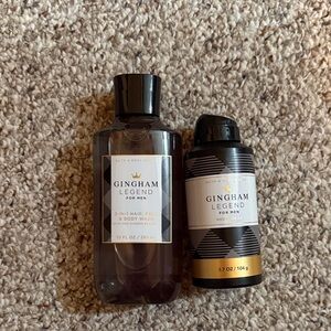 Bath & Body Works Gingham Legend 3-in-1 Wash and Spray Set